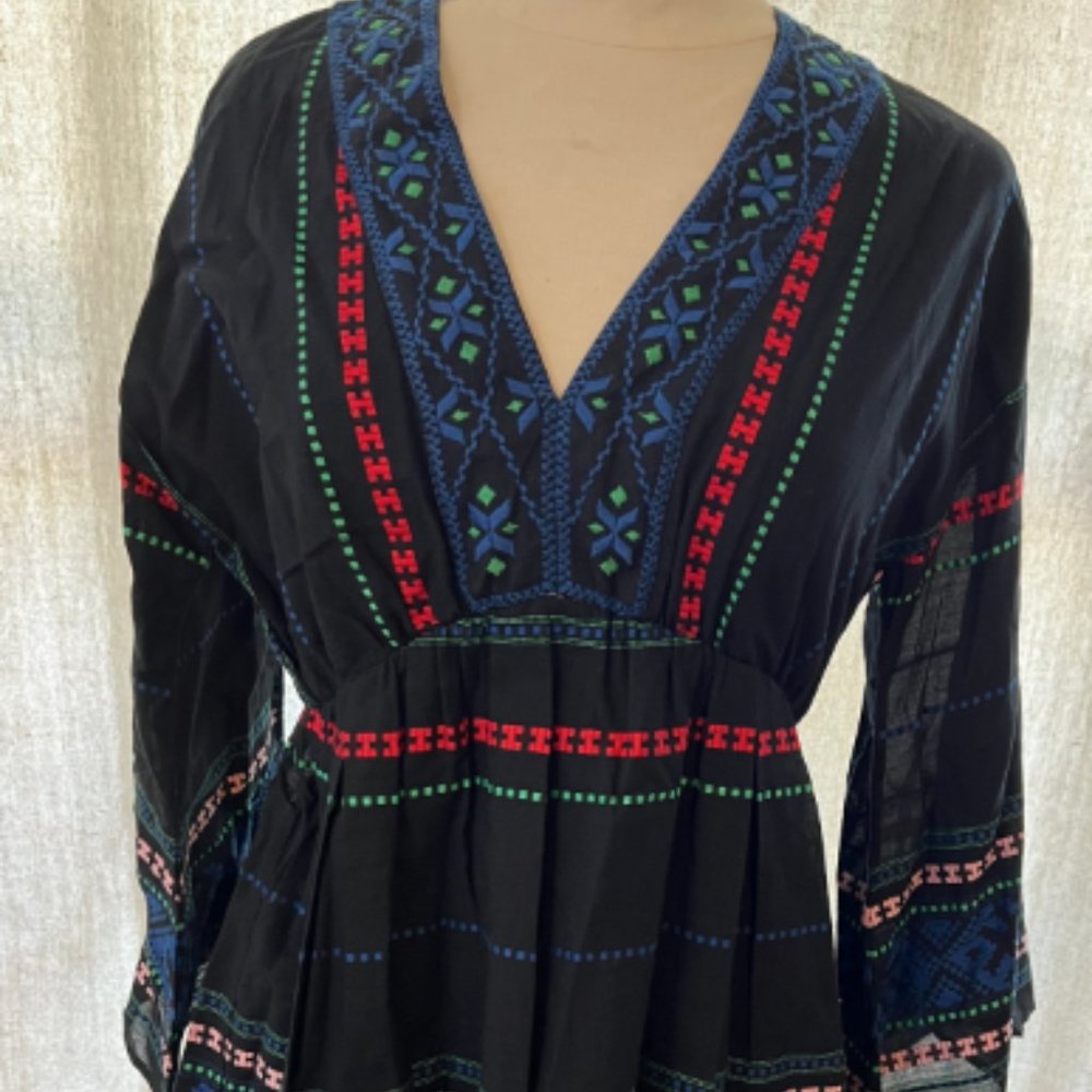 Joie Embroidery Dress Gem